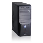 ADVANCE-Moyen Tour ATX 8606B Noir TORNADO Alimentation 480W - 4xUSB 2.0 + Audio en fa&ccedil;ade
