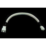 Phobya-C&acirc;ble 3 Pins (12V) vers 3 Pins (7V) 20cm - UV Blanc