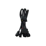 Phobya-Adaptateur Molex 4 Pins vers 4 x 3Pins 45cm - Gain&eacute; Noir