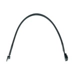 Phobya-Adaptateur 3 Pins vers 4 Pins PWM 30cm - Gain&eacute; Noir