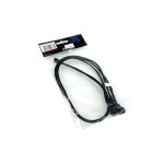 Phobya-C&acirc;ble 1 * 3pins Femelle -> 3 * 3pins M&acirc;le 60cm Gain&eacute; NOIR