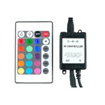 Phobya-Contr&ocirc;leur et T&eacute;l&eacute;commande pour Bande Flexlight RVB