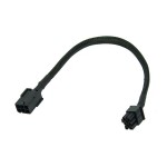 Phobya-Rallonge PCI-Express 6 pins 30cm - Gain&eacute; Noir