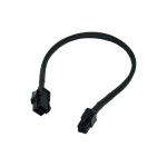 Phobya-Rallonge ATX 1.3 4 pins 30cm -  Gain&eacute; Noir