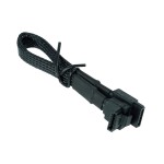 Phobya-Cable SATA 3.0 NOIR 15cm DROIT / COUDE