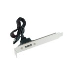 DocMicro-Equerre eSATA <-> SATA Interne 35cm - Gain&eacute;e Noire