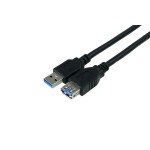DocMicro-C&acirc;ble USB 3.0 A M&acirc;le vers A Femelle 2m (Rallonge) - Noir