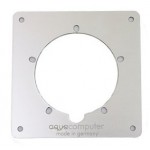 AquaComputer-Plaque de fixation Aluminium ARGENT pour Aquatube