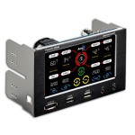 AeroCool-Touch 2000 - Fan Controler 4 Ventilateurs + Sondes + LCD Tactile - 2 * 5.25" - NOIR