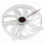 Akasa-Ventilateur Crystal Clear 220mm &agrave; LED BLeu AK-F2230SM-CB