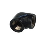 Alphacool-Coude 1/4" 90&deg; Femelle / Femelle - Noir
