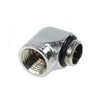 Alphacool-Double Connecteur M&acirc;le / Femelle 1/4" 90&deg; - Argent