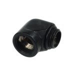 Alphacool-Double Connecteur M&acirc;le / Femelle 1/4" 90&deg; - Noir