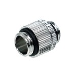 Alphacool-Double Connecteur M&acirc;le / M&acirc;le 1/4" Rotatif - Argent