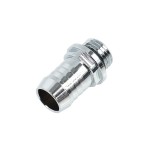 Alphacool-Embout Cannel&eacute; Droit 1/4" pour Tuyau 13mm "Fatboy" - Argent