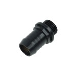 Alphacool-Embout Cannel&eacute; Droit 1/4" pour Tuyau 13mm "Fatboy" - Noir