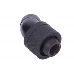 Alphacool-Embout M&eacute;tal Coud&eacute; 45&deg; 1/4" pour tuyau 13/19mm - Noir