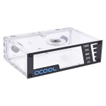 Alphacool-R&eacute;servoir Plexi 1 Baie Repack Single Bayres 5,25" Transparent - REV. 2