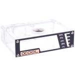 Alphacool-R&eacute;servoir Plexi 1 Baie Repack Single Bay Station Dual DC-LT 5,25"