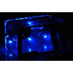 Alphacool-R&eacute;servoir Plexi 2 Baies Repack Dual Bayres 5,25" Transparent - REV. 2