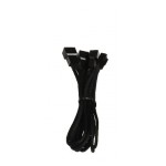 BitFenix-Adaptateur 3-Pins vers 3x3-Pins 60cm - Gain&eacute;e NOIR/NOIR