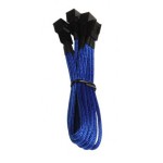 BitFenix-Adaptateur 3-Pins vers 3x3-Pins 60cm - Gain&eacute;e BLEU/NOIR