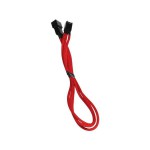 BitFenix-Rallonge 30cm - 3-Pins - Gain&eacute;e ROUGE/NOIR