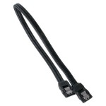 BitFenix-Cable SATA 30cm - Gain&eacute;e NOIR/NOIR 