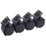 DocMicro-Roulettes pour Boitier Noir (Jeu de 4)
