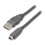 DocMicro-Adaptateur USB A M&acirc;le vers mini USB 5pins