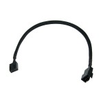 Phobya-Rallonge 4 pins PWM 30cm Gain&eacute;e NOIR