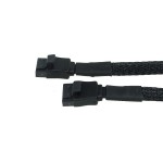 Phobya-Cable SATA 3.0 NOIR 15cm DROIT / DROIT