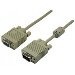DocMicro-C&acirc;ble SVGA  Blind&eacute; Prolongateur HD 15 M&acirc;le <--> Femelle 1,80m