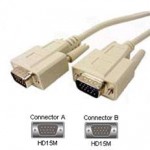 DocMicro-C&acirc;ble SVGA Blind&eacute; HD 15 M&acirc;le<-->M&acirc;le Blind&eacute; 3m