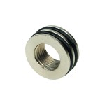 Cape-Raccord Interne 1/4" pour T de Radiateur Passif Cape Cora HF - Argent