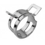 Cooling.fr-Collier Pin&ccedil;able pour Tuyau 16mm - Argent