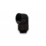 EK Water Blocks-EK-PSC Adapter 90&deg; G1/4" Black - Double Connecteur M&acirc;le / Femelle 1/4" 90&deg; Rotatif Noir