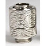 EK Water Blocks-Embout M&eacute;tal Droit 1/4" pour Tuyau 10/13 - EK-PSC Fittings 10mm - E-NICKEL