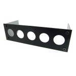 DocMicro-Fa&ccedil;ade 5"1/4 NOIRE pour 5 Boutons Anti-Vandalisme
