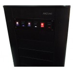 DocMicro-Fa&ccedil;ade 5"1/4 NOIRE pour 6 Interrupteurs / Switchs Rectangulaires