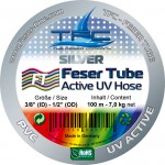 The Feser Company-Tuyau PVC souple Feser Tube - 10mm interne, 13mm externe (Au m&egrave;tre) R&eacute;actif aux UV ARGENT
