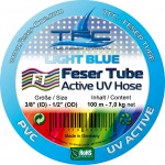 The Feser Company-Tuyau PVC souple Feser Tube - 10mm interne, 13mm externe (Au m&egrave;tre) R&eacute;actif aux UV BLEU CLAIR
