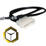 The Feser Company-LED Jaune 5mm DOUBLE avec prise molex 4 pins
