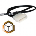 The Feser Company-LED Orange 5mm DOUBLE avec prise molex 4 pins