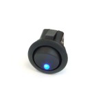 DocMicro-Interrupteur / Switch - Rond - LED Point BLEU