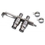 KooLance-Equerre PCI Passe-Cloison avec Raccord Auto-Bloquant pour tuyau 10mm High Flow MALE - VL3N-10BKT