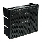 Lian Li-Fa&ccedil;ade 5"1/4 Triple avec Ventilateur 120mm - BZ-502B Noir