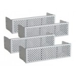 Lian Li-Fa&ccedil;ades 5''1/4 - BZ-501A Silver (Jeu de 4)
