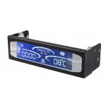 Lian Li-Fan Controler 5''1/4 - Afficheur LCD + 4 Sondes Temp&eacute;rature Noir - TR-5B