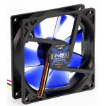 NoiseBlocker-BlackSilentFan XE1 92*92*25mm, 17dB, 35CFM, connect. 3 pins carte m&egrave;re REV 3.00 BULK